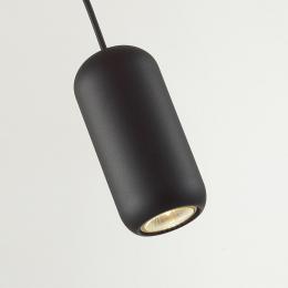 Odeon light 5060/1B PENDANT ODL24 313 черный/металл Подвес GU10 LED 4W COCOON  - 5 купить